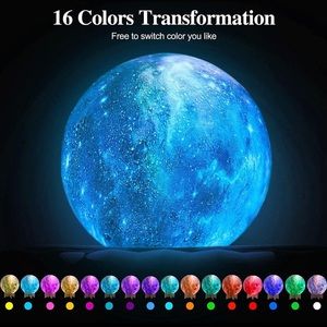 Led night stand Moon Lamp